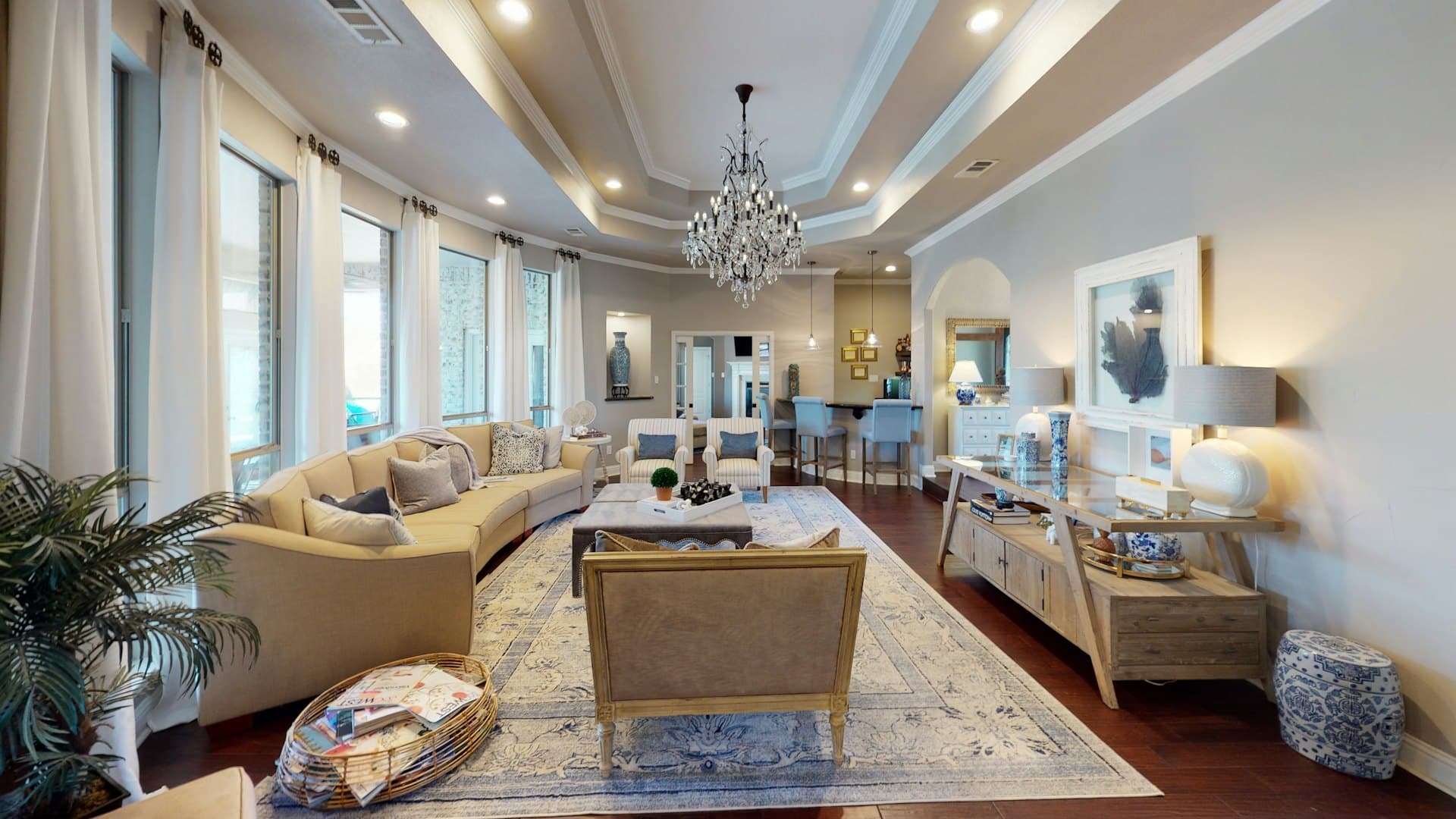 A refined Mediterranean apartment interior